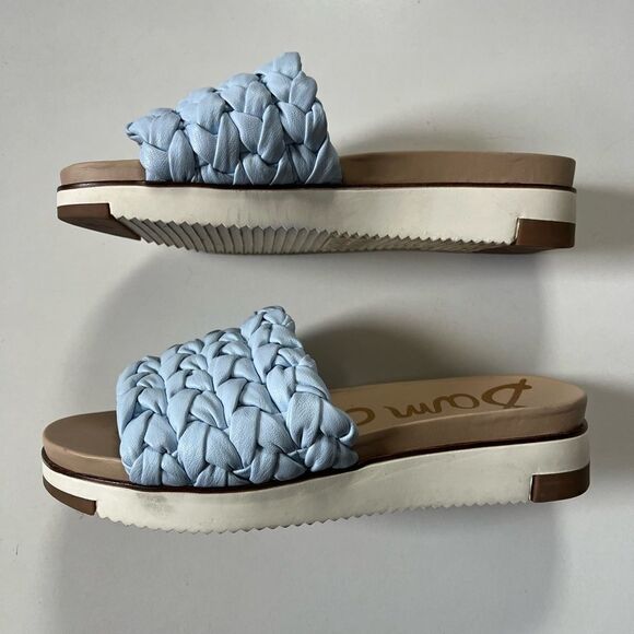 SAM EDELMAN Ainslie braided slide sandals 7 - Picture 9 of 14